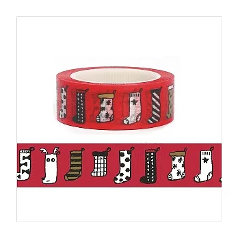 知音文創 X 聖誕短碼紙膠帶/ 聖誕襪