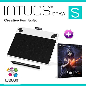 Wacom INTUOS Draw Pen only (S) CTL-490 W0-CX 塗鴉(白)+ Painter2016(專案版)