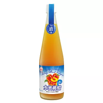 崇德發 水蜜桃醋(500ml/瓶)