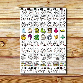 《hahahana》手帳裝飾透明貼紙｜哈囉兔兔