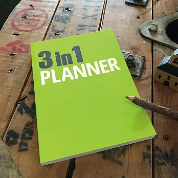 Nuts Design-3in1 Planner 筆記本-綠