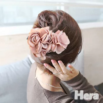 【Hera】赫拉 唯美大山茶花朵髮夾/邊夾-3色(粉色)