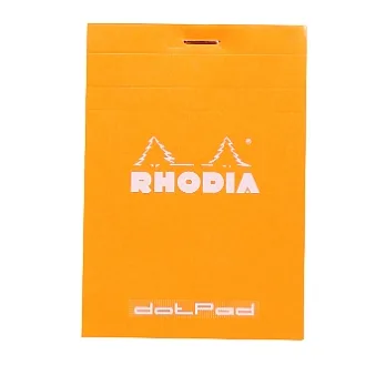 【Rhodia】Basics_N°12上翻裝訂筆記本(點陣/白內頁)(橘)(8.5x12cm)