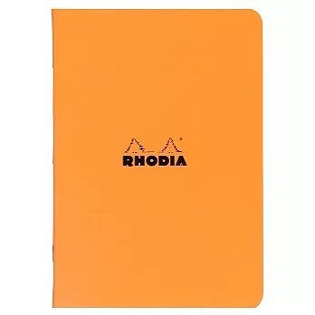 【Rhodia】Classic_A4側翻筆記本(方眼/白內頁)(橘)
