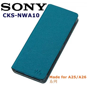 SONY原廠 日本直運 CKS-NWA10 NW-A10系列、NW-A25、NW-A26HN NW-A15 NW-A17高質感原廠掀蓋保護套 3色可選擇湖水藍綠