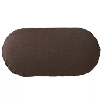 [MUJI無印良品]棉天竺抱枕套橢圓棕色(本體需另購)棕色