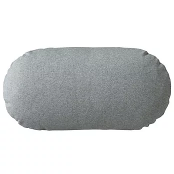 [MUJI無印良品]棉天竺抱枕套橢圓灰色(本體需另購)灰色