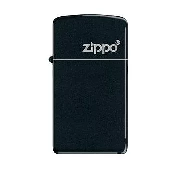 ZIPPO 1618ZL 黑烤漆Zippo Logo(小)亮黑色