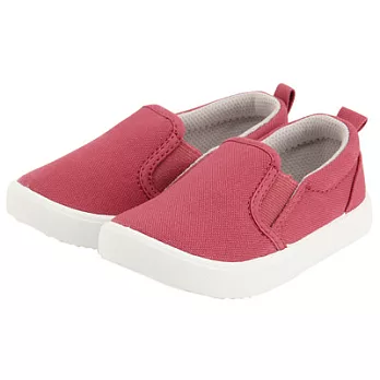 [MUJI無印良品]幼兒有機棉足感舒適休閒鞋15煙燻粉