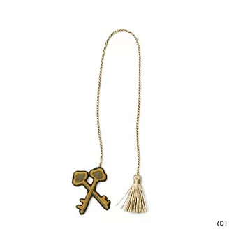 【HIGHTIDE】森林系刺繡書籤(金鑰)