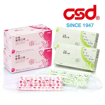 【中衛】醫療口罩M-時尚清秀佳人4盒入