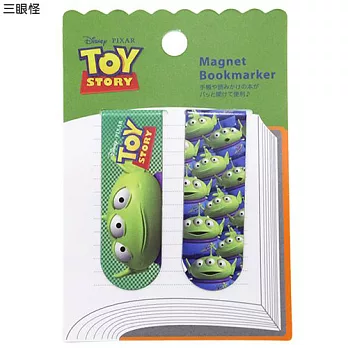 《Small Planet》玩具總動員長條磁鐵書籤組-三眼怪(一組2入)