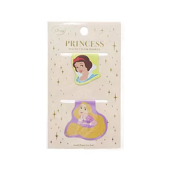 《Small Planet》迪士尼公主造型磁鐵書籤組-白雪公主&樂佩(一組2入)