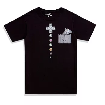 【ManPlus】PlayStation 概念T恤S夜空黑