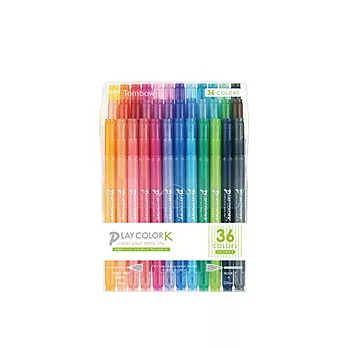 TOMBOW Play Color k 玩色彩雙頭筆 36色入