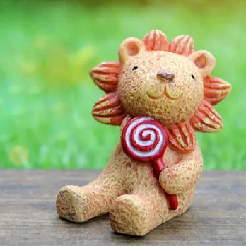 ZAKKA療癒系仰望天空動物擺飾向日葵小獅王