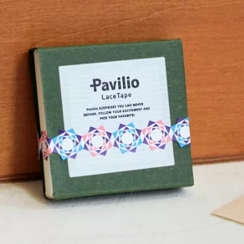 日本PavilioLaceTape風格膠帶_火柴盒系列_玫瑰(ROSY PURPLE)