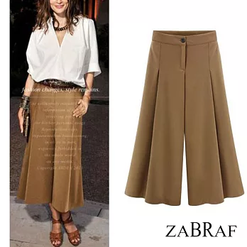 【BR】九分寬口西裝褲-共3色(L-2XL可選)L駝色