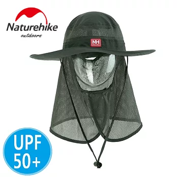 【Naturehike】輕量款速乾護頸遮陽帽/防曬帽軍綠
