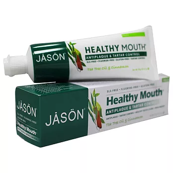 【美國 JASON】茶樹肉桂護理牙膏119g/4.2oz