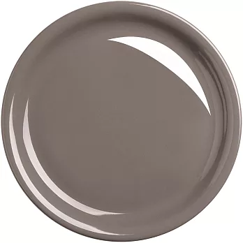 《EXCELSA》Fashion陶製淺餐盤(深褐26.5cm)