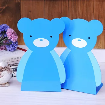 足勇 小熊書架-藍色