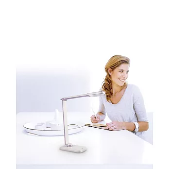 【PHILIPS 飛利浦】飛利浦PHILIPS晶彥LED 檯燈 (6W-716633556)藍色-贈USB LED隨身燈