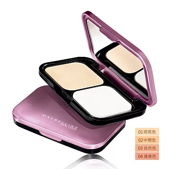 MAYBELLINE 媚比琳 清透嫩全效8合1粉餅升級版04蜜糖色 9g