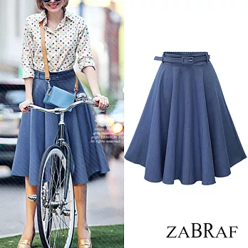 【BR】單寧細帶牛仔A字裙-共2色(M-XXL適穿)FREE淺藍色