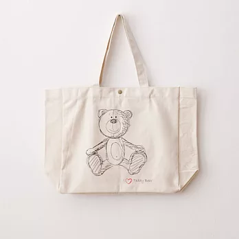 【Nya】簡約個性肩背包-手繪熊