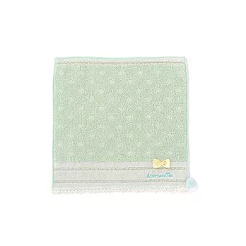 【Afternoon Tea】甜美蝴蝶結小方巾 粉綠色