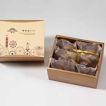 漢坊【典藏】夏威夷豆堅果塔6入禮盒（蛋奶素）