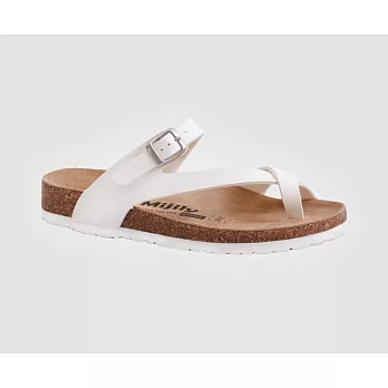 Mijily Friends Commuter通行者 繞趾拖鞋36純淨白