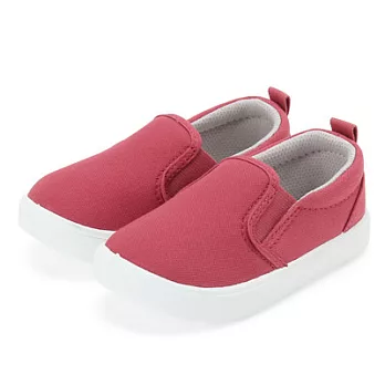 [MUJI無印良品]幼兒有機棉足感舒適休閒鞋煙燻粉