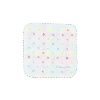 【Afternoon Tea】點點彩虹小方巾 藍色