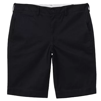 [MUJI無印良品]男有機棉綾織短褲S暗藍