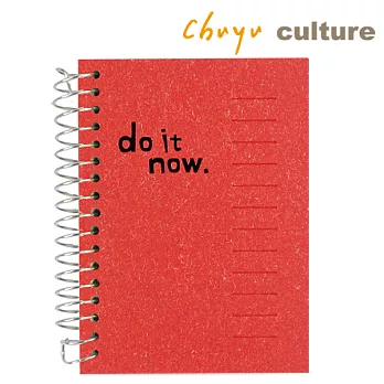 珠友 100K 易撕線圈裝筆記本(橫線)70張紅