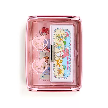 《Sanrio》美樂蒂迷你文具禮盒組(復古圖案)