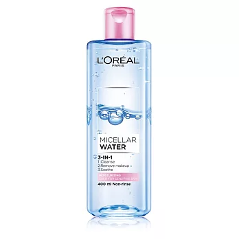 LOREAL Paris 巴黎萊雅 三合一卸妝潔顏水保濕型400ml