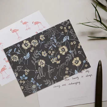 Dailylike 經典時刻明信片卡片V3-17 迷幻花海