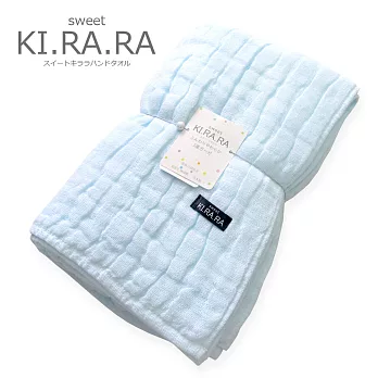 【艾美迪雅】1007217_sweet KI.RA.RA 柔軟棉紗浴巾(水藍)