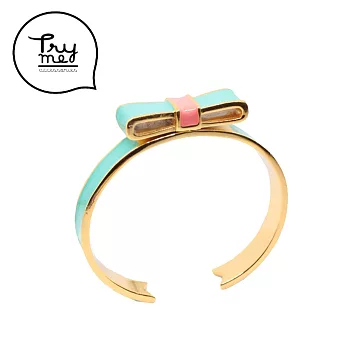 Try Me 蝴蝶結甜心手環薄荷色
