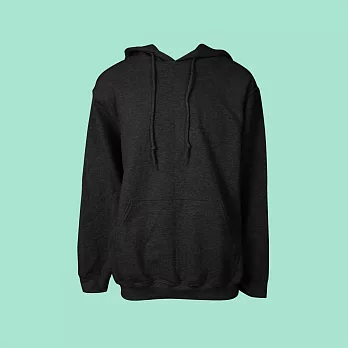 Gildan素色連帽T恤L黑色