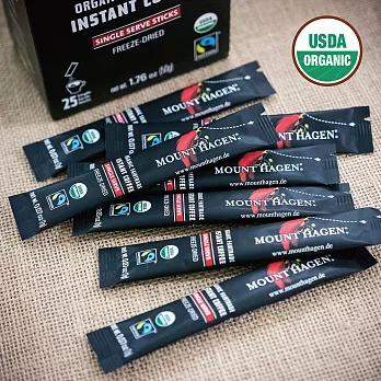 【Mount Hagen】 有機即溶咖啡粉(2gX250包/箱)