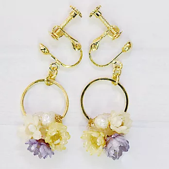 UV水晶膠花飾品材料料包CRP-38-乾燥花項鍊