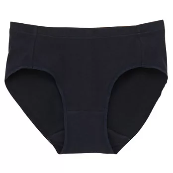 [MUJI無印良品]女有機棉混彈性日常型生理內褲S深藍