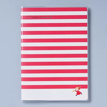 2017 嚕嚕米B6薄型手帳/紅