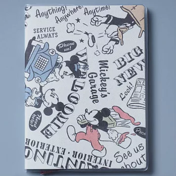 2017 迪士尼A6月方格手帳/工作的米奇