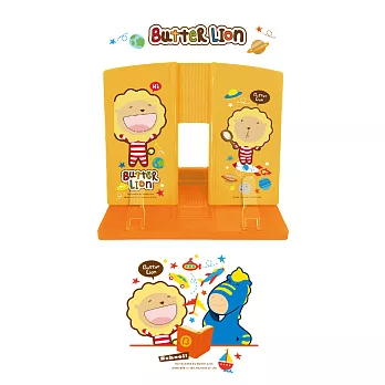 奶油獅看書架 (桔)桔色