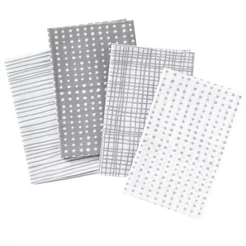 [MUJI無印良品]多用布/4件組/灰色